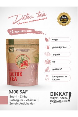 Çilek Ve Gınseng Karışımlı Detox Tea Form Diyet Çay (30 GÜN)