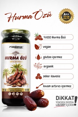 Hurma Özü 650 gr ( %100 Doğal )
