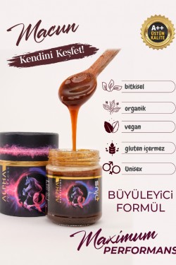Alpha Atom Kuvvet Macunu Bitkisel Performans Macun Kavanoz (240 GR)
