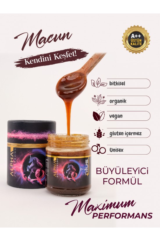 Alpha Atom Kuvvet Macunu Bitkisel Performans Macun Kavanoz (240 GR) Alpha Atom Kuvvet Macunu Bitkisel Performans Macun Kavanoz (240 GR)