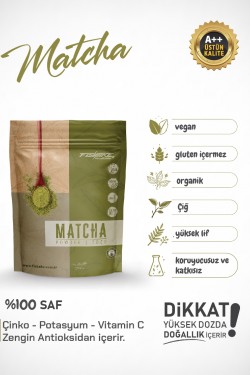 Organik Matcha Tozu / Maça Çayı Premıum Kalite 50 gr