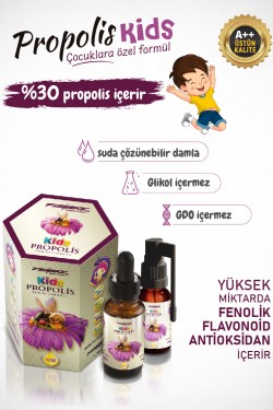 Kids Çocuklara Özel Propolis Suda Çözünebilir ( Sprey - Damla ) 30 ml