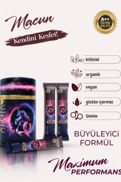 Alpha Atom Kuvvet Macunu Bitkisel Performans Macun Sachet ( 10 X 12 GR )