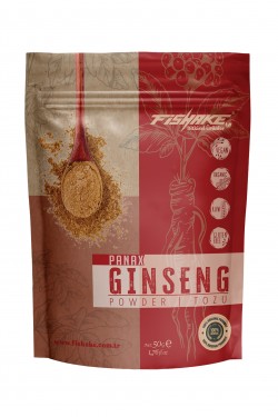 Panax Ginseng Toz Ekstrakt %100 Saf Bitki Kökü Multivitamin Ve Mineral 50 Gr