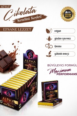 Alpha Ginseng Yetişkin Sütlü Çikolata ( 10 ADET X 25 GR )
